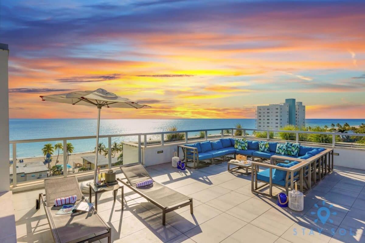 Apartment With Bay View Balcony - Pool - Up To 6 - Gym Hollywood Ngoại thất bức ảnh