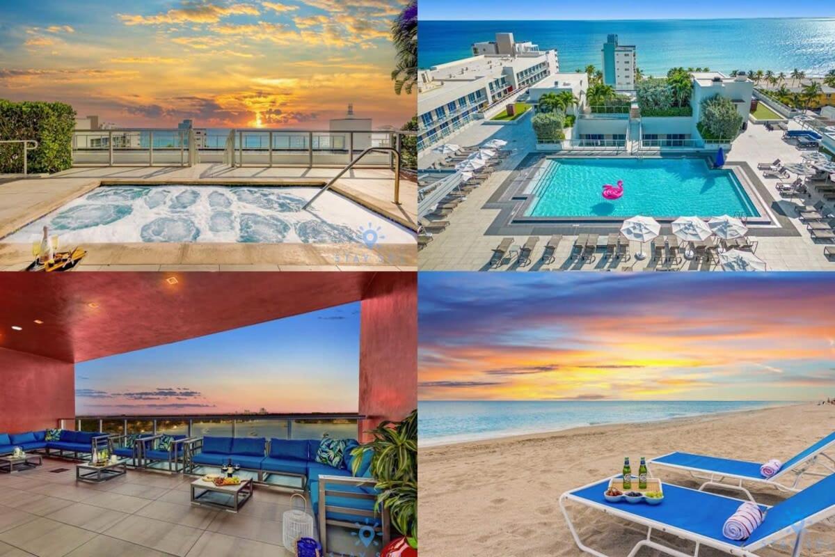 Apartment With Bay View Balcony - Pool - Up To 6 - Gym Hollywood Ngoại thất bức ảnh